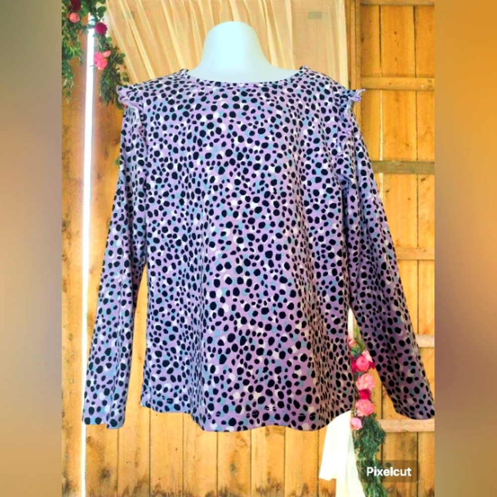 365Kids From Garanimals S 7 color long sleeve girl blouse. A-B01